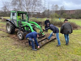 Vereinsinterner Aufräumtag am Fahrplatz in Dormagen am 01.04.2023